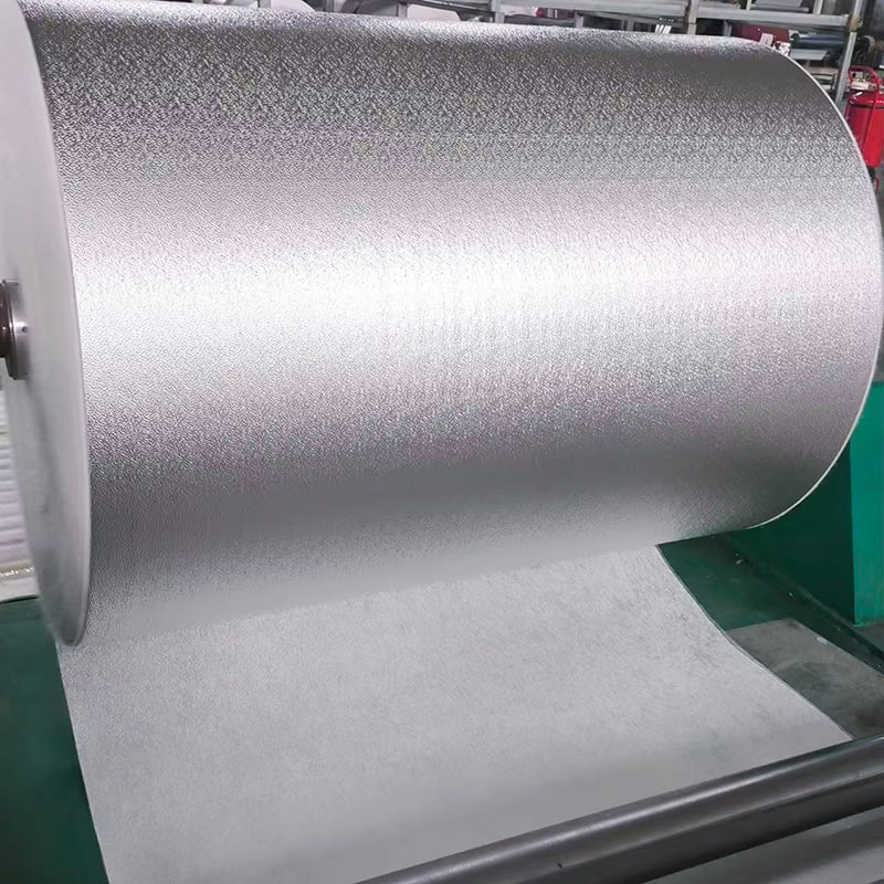 In reliëf gemaakte of gecoate aluminiumfolie In reliëf gemaakte of gecoate aluminiumfolie